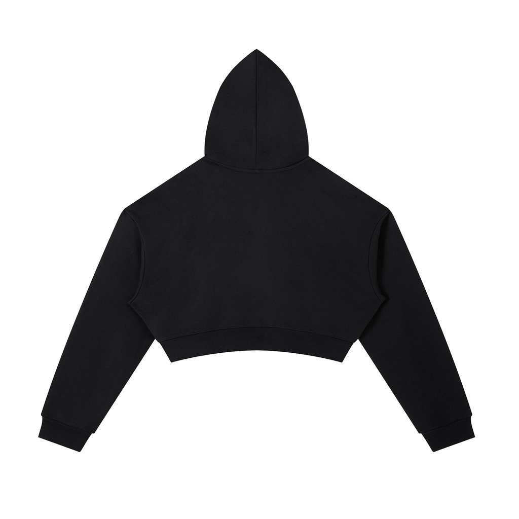 BATLIFE 3HEAD BAT WOMENS Cropped Zip-Up Hoodie