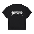 BAT QUEEN Slim Fit Mock Neck T-Shirt