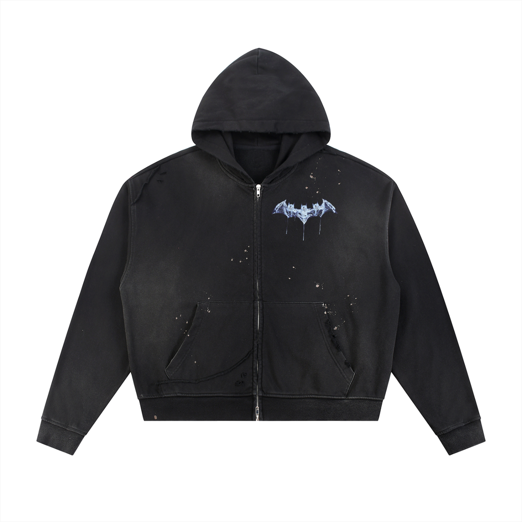 BATLIFE 3HEAD BAT Fleece Zip Hoodie