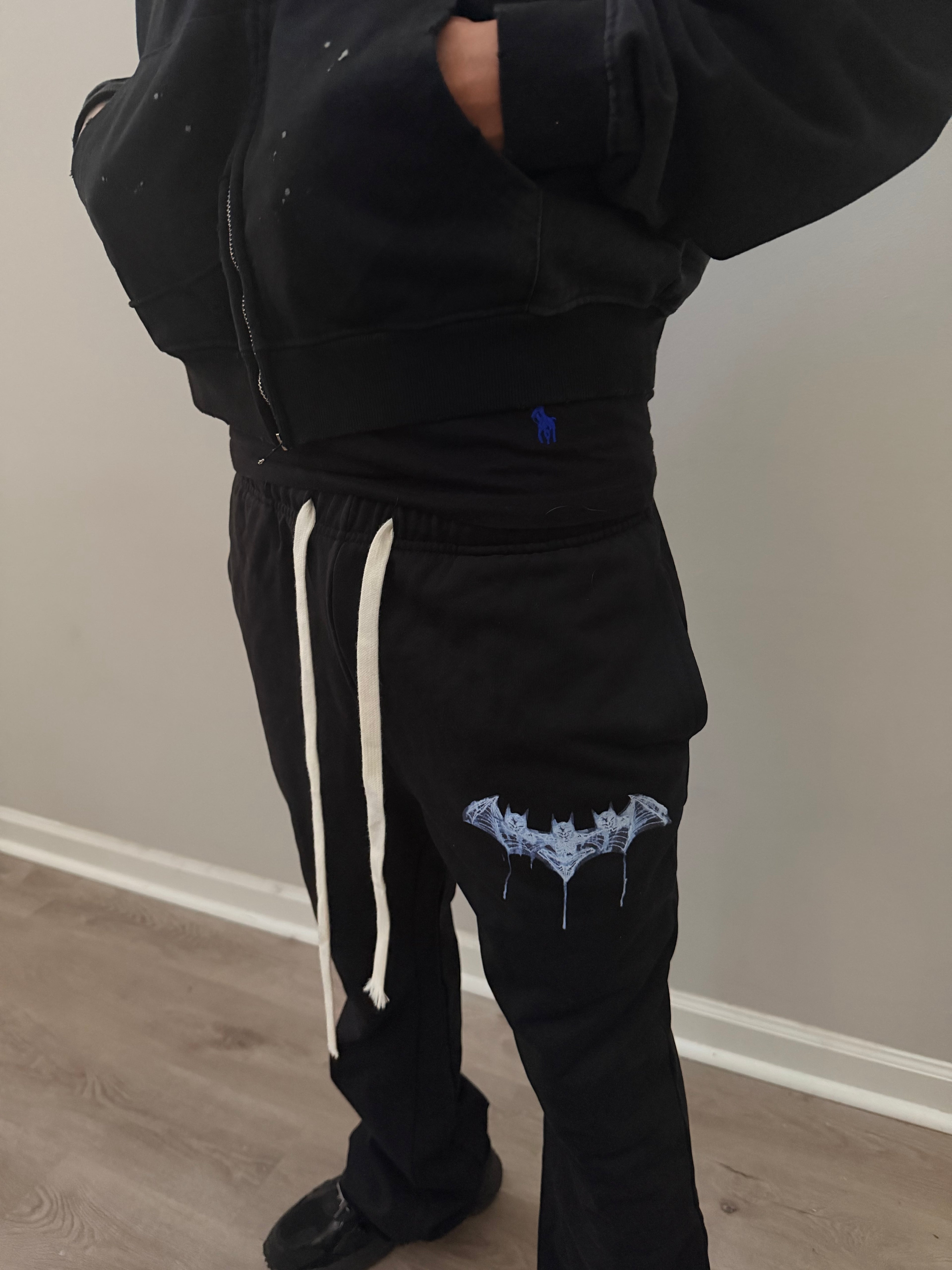 3HEAD BAT Flared Sweatpants